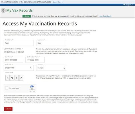 How to Access your Vaccination Records Using My Vax Records